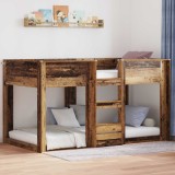Cumpara ieftin Pat Etajat pentru Copii Lemn vechi 75 x 190 cm Lemn prelucrat