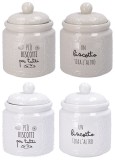 Cumpara ieftin Set 4 borcane ceramica Biscotti 15 x 20 cm