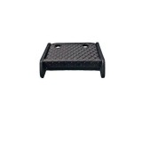 Masa de bord din piele eco ,suport pahar Negru cu Rosu compatibila Renault Master 4 2020-2024