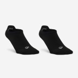 Set 2 perechi șosete scurte Fitness cardio Negru Damă