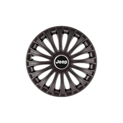 Set 4 Capace Roti 15 inchi (R15) Dino Negru, Compatibile cu Jeep foto