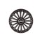 Set 4 Capace Roti 15 inchi (R15) Dino Negru, Compatibile cu Jeep