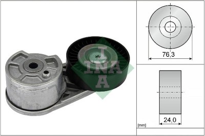 INA 534 0725 10 Intinzator curea, curea distributie foto