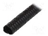 Tub protectie cablu, PVC, diametru interior 20mm, neagra, PARTEX - SP-20100KN0