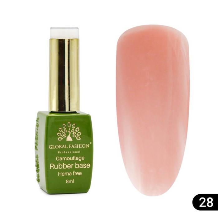 Bază de unghii Camouflage, fără Hema, 8 ml 28