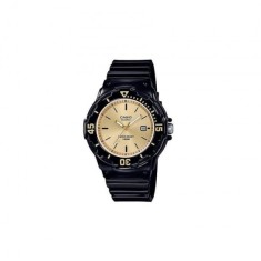 Casio Ceas Damă Quartz Analog cu Curea Neagră din Rășină 100M