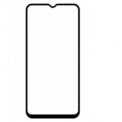 Folie protectie sticla 6D compatibila cu Samsung Galaxy A12 - Contur negru foto