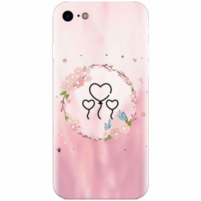 Husa silicon pentru Apple Iphone 7, Heart Baloons foto