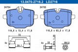 ATE 13.0470-2716.2 ATE Ceramic set placute frana,frana disc