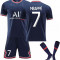 Iseta PSG copii, tricouri locale de fotbal din Paris și echipe turistice de fotb