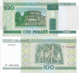 2000 (1 I), 100 Rublei (P-26a) - Belarus - stare UNC