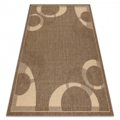 Covor sisal Floorlux 20078 coffee si mais, 80x150 cm foto