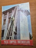 revista paza conta incendiilor septembrie 1963