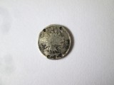 Rara! Burma 1/8 Rupee 1214(1852) argint moneda gaurita