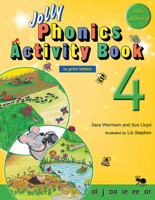 Jolly Phonics Activity Book 4 (in Print Letters) foto