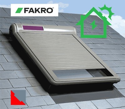 Roleta exterioara de aluminiu Fakro ARZ Solar foto