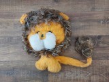 Jucarie veche URSS, leu de plush, 45cm, vintage colectie, anii 70-80