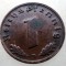 B.019 GERMANIA 1 REICHSPFENNIG 1937 D