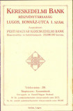 HST A36 Reclamă Banca Comercială Lugoj ante 1918