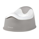 Olita copii, Nilo, recipient detasabil, baza antiderapanta, bariera anti-stropire, Gri