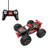 Mașină cu Telecomandă Off Road, Rock Crawler 1:18, Viteză Maximă 7 km/h, Negru și Roșu, Pentru Băieți, 6+ Ani, Oem