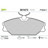 Set placute frana disc Renault Clio II, Laguna I, Megane I, Megane I Coach, Megane Scenic, Safrane II, Scenic I, 55.6x129x16.8mm, parte montare