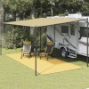 VidaXL Covor pentru cort, bej, 250x600 cm 310767
