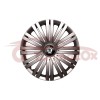 Set 4 Capace Roti Skoda R17, Model 502, Argintii, Plastic Flexibil, Accesorii Auto