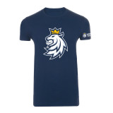 Echipa națională de hochei tricou de bărbați navy Czech Ice Hockey logo lion - L