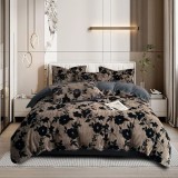 Cumpara ieftin Lenjerie Cocolino pufoasa cu Blanita artificiala iepure Pentru Pat Dublu, 6 piese - EST85