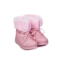 Cizme Fete Bibi Urban Boots Rosa cu Siret Imblanite 34 EU
