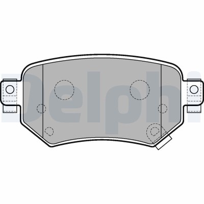DELPHI LP3234 set placute frana,frana disc foto