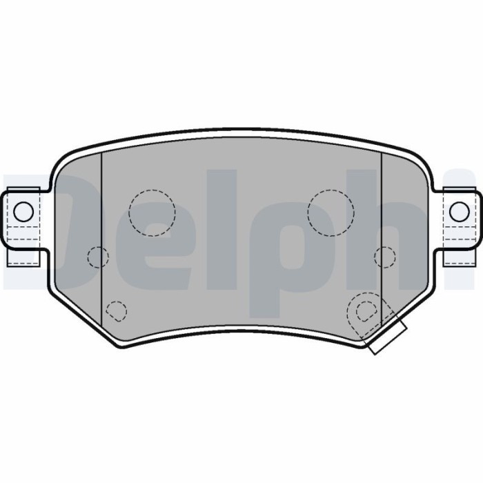 DELPHI LP3234 set placute frana,frana disc