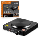 Plita Electrica HALEY cu 1 Zona de Gatit &ndash; 1000W, Timer, Design Compact din Otel Inoxidabil