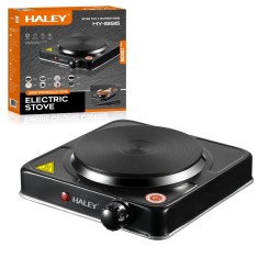 Plita Electrica HALEY cu 1 Zona de Gatit &ndash; 1000W, Timer, Design Compact din Otel Inoxidabil