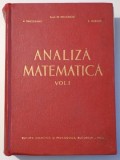 ANALIZA MATEMATICA, VOL. I de N. DINCULEANU...S. MARCUS , 1966
