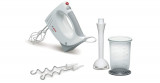 Cumpara ieftin Mixer de mana Bosch MFQ3540, 2 teluri, 2 carlige pentru aluat, 5 nivele, 450 W, alb - RESIGILAT