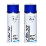 Cumpara ieftin Pachet 2 x Vopsea Spray Brilliante Albastru Semnal RAL 5005 400 ml