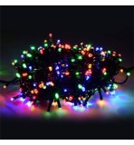 Instalatie Craciun 200 LED Multicolor, 16m, 8 Jocuri Lumini, Interior/Exterior, Consum Redus