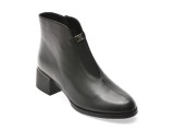 Botine GRYXX negre, H520, din piele naturala