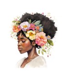 Cumpara ieftin Sticker decorativ African Beauty, Multicolor, 61 cm, 5608ST, Oem