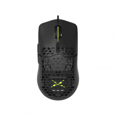 MOUSE DELUX, gaming, cu fir, USB, optic, 7200 dpi, butoane/scroll 7/1, cablu foto