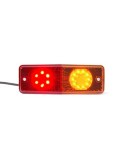 Lampa Multifunctionala Spate Led 487 Wo72Ud 12V-24V Semnalizare / Stop / Pozitie Was
