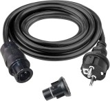 Cablu AC Betteri BC01 la Schuko 3 m, cu Capac Protectie, pentru Sisteme Solare Balcon si Microinvertoare (Envertech, TSUN, NEP, Hoymiles, Deye)