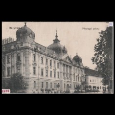 Carte poștală veche Oradea &ndash; P&eacute;nz&uuml;gyi Palota (Palatul Finantelor) &ndash; 1914