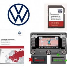 VW SKODA SD CARD ORIGINAL NAVIGATIE VW RNS 315 HARTA EUROPA + ROMANIA 2022