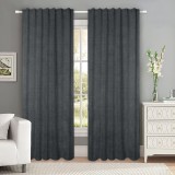 Draperie tip tesatura in cu rejansa transparenta cu ate pentru galerie, Madison, 150x210 cm, densitate 700 g/ml, Aled, 1 buc
