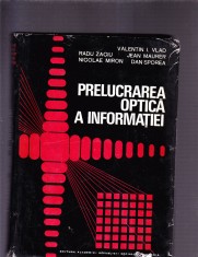 PRELUCRAREA OPTICA A INFORMATIEI