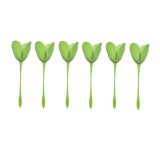 Set 6 suporturi pentru servetele TEEZershop, 5.6 x 19.6 cm, plastic, verde