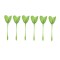 Set 6 suporturi pentru servetele TEEZershop, 5.6 x 19.6 cm, plastic, verde